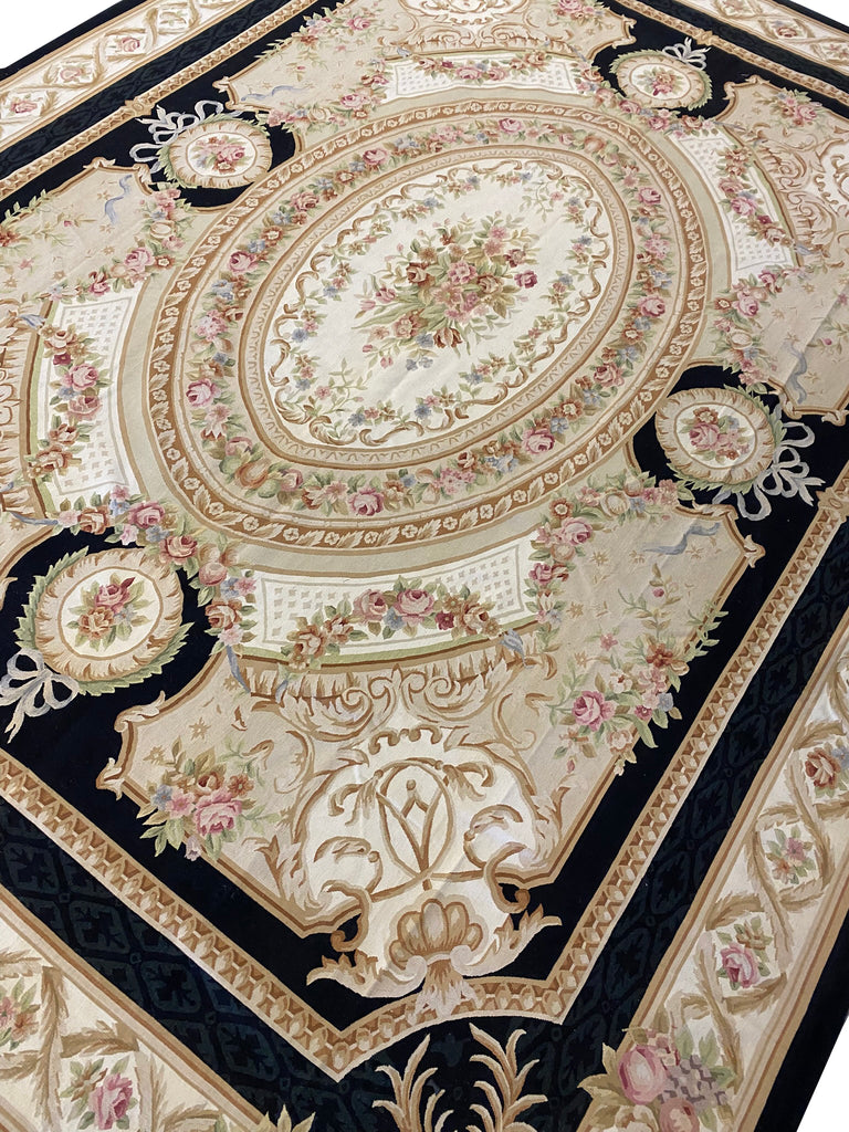 12 x 15 Flat Weave French Aubusson Rug #PIX-5722