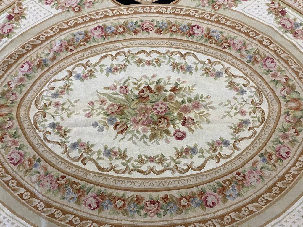 12 x 15 Flat Weave French Aubusson Rug #PIX-5722