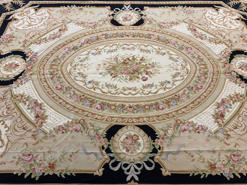 12 x 15 Flat Weave French Aubusson Rug #PIX-5722