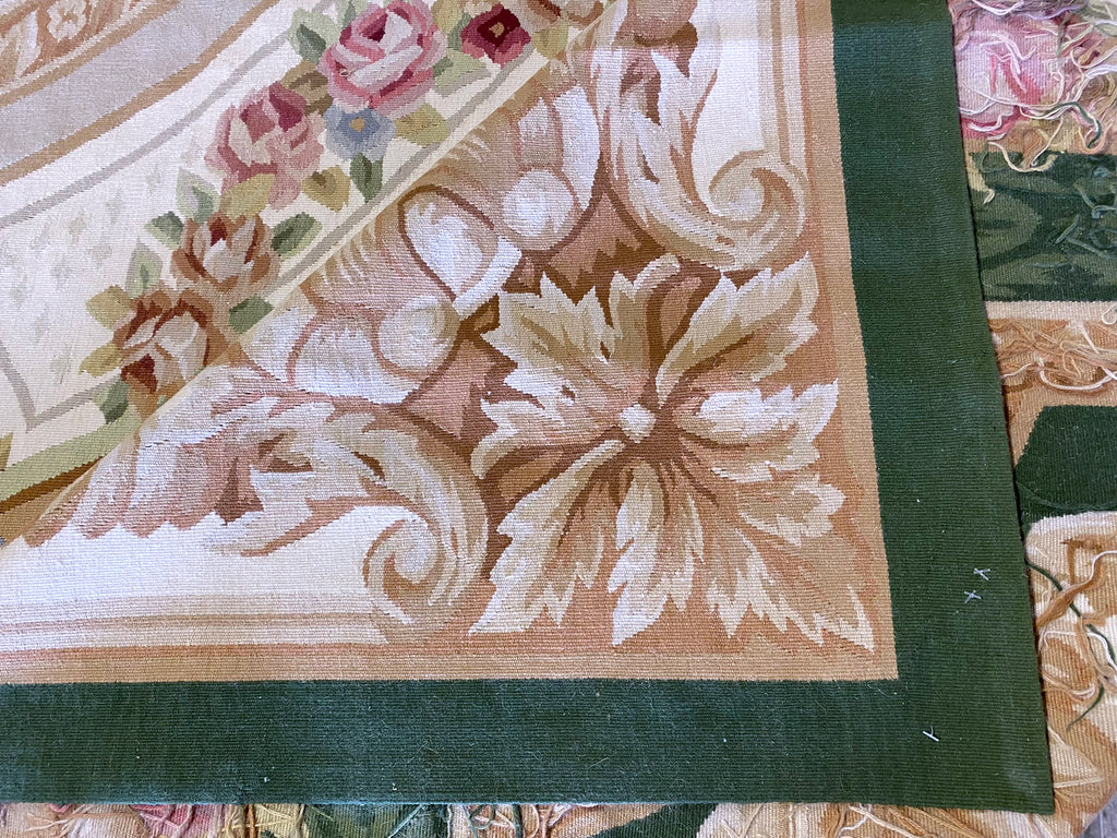 12 x 18 Ivory Aubusson Rug 732