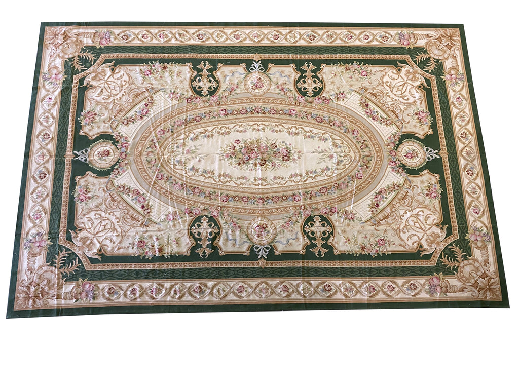 12 x 18 Ivory Aubusson Rug 732