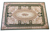 Load image into Gallery viewer, 12 x 18 Ivory Aubusson Rug 732