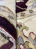 Load image into Gallery viewer, 9.7 x 9.8 feet ROUND Handmade Wool Rug DARK BROWN #F-6771