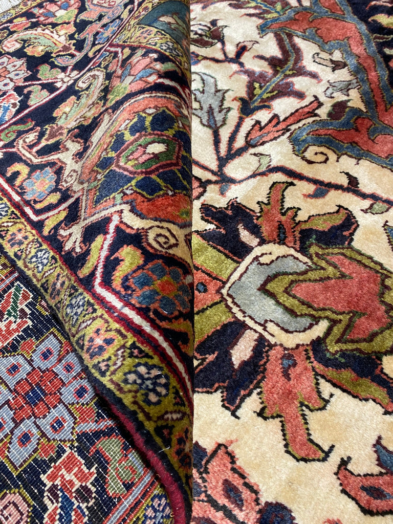 12.9 x 19.4 Authentic Persian High Quality Wool Large Heriz Rug DENSE #PIX-323