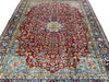 Load image into Gallery viewer, 9.10 x 13.1 Perfect Condition Semi-Antique 1980&#39;s Persian Kerman Lavar Rug #F-6775