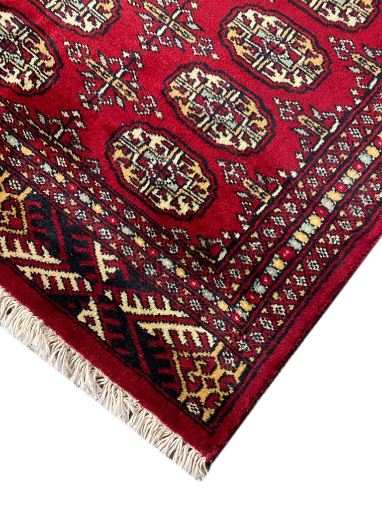 16' Feet Long Runner Handmade Pakistan Bokhara Soft neat Silky Wool #PIX-29815