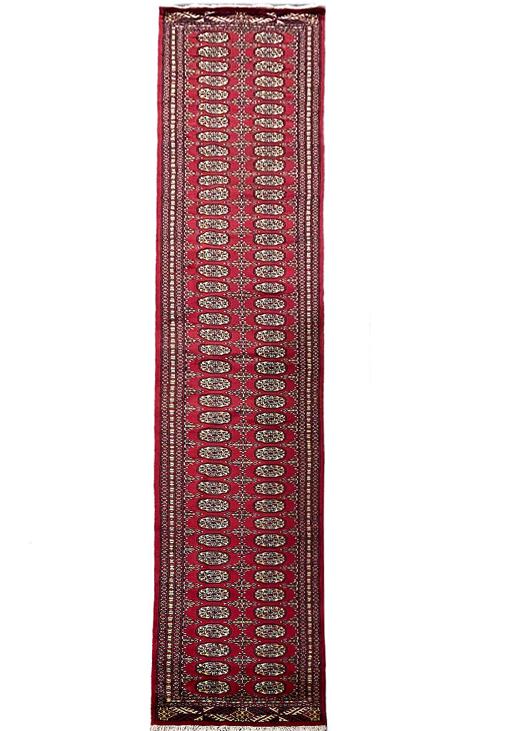 16' Feet Long Runner Handmade Pakistan Bokhara Soft neat Silky Wool #PIX-29815