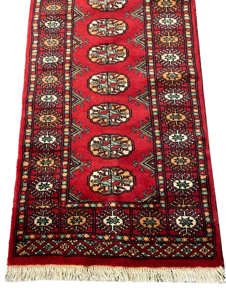 6' Feet Small Runner Handmade Pakistan Bokhara Soft neat Silky Wool #F-6777