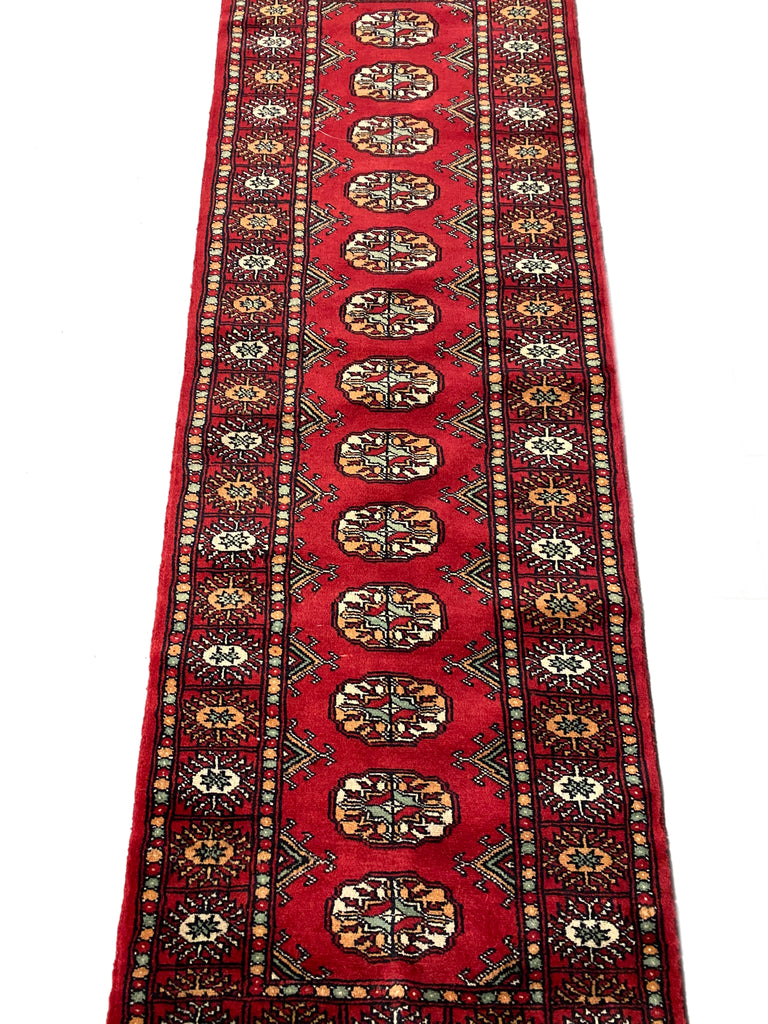 6' Feet Small Runner Handmade Pakistan Bokhara Soft neat Silky Wool #F-6777