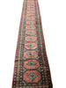 Load image into Gallery viewer, 16&#39; Feet Long Runner Handmade Pakistan Bokhara Soft neat Silky Wool SALMON #F-6778