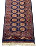 Load image into Gallery viewer, 18&#39; Feet Long Bokhara runner Handmade Pakistan NAVY BLUE #F-6779