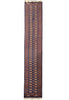 Load image into Gallery viewer, 18&#39; Feet Long Bokhara runner Handmade Pakistan NAVY BLUE #F-6779