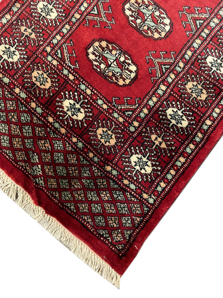 26' Extra Long Runner Handmade Bokhara carpet #F-6780