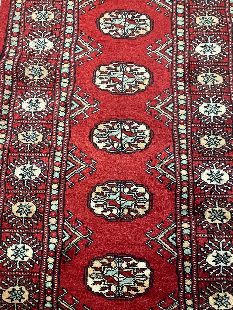 26' Extra Long Runner Handmade Bokhara carpet #F-6780
