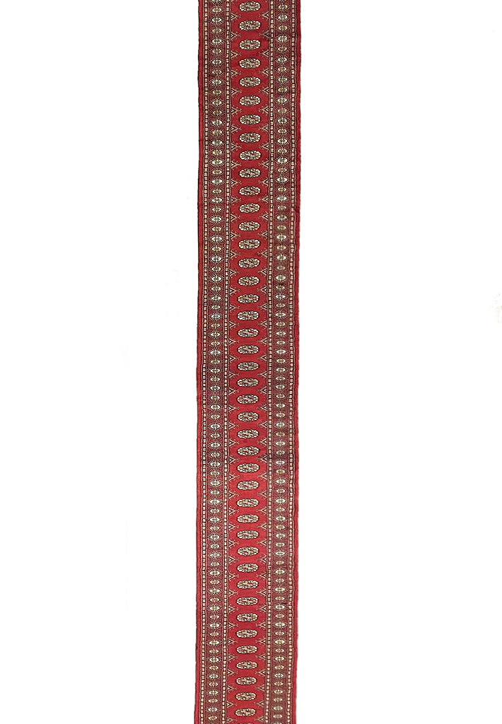 26' Extra Long Runner Handmade Bokhara carpet #F-6780