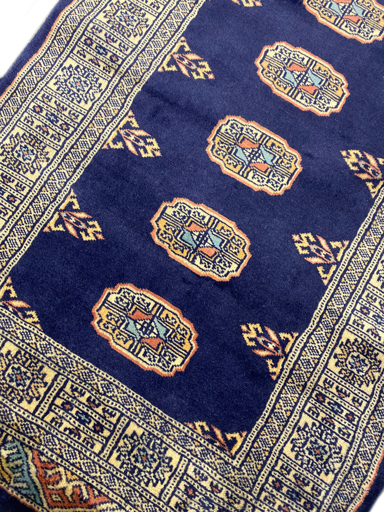 10' Feet BLUE Bokhara Runner #PIX-29906