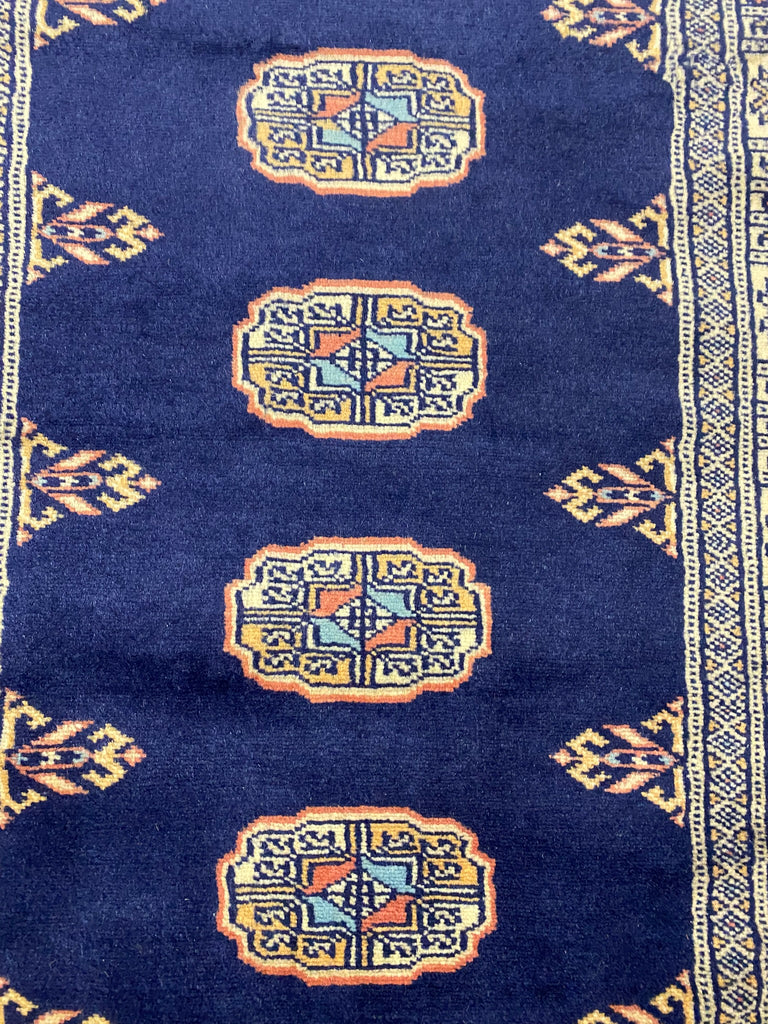 10' Feet BLUE Bokhara Runner #PIX-29906