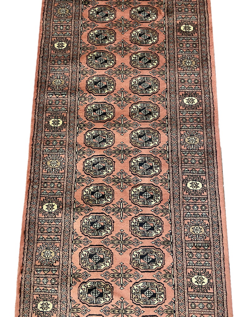 18' Feet Long Runner Handmade Bokhara Rug #PIX-29887