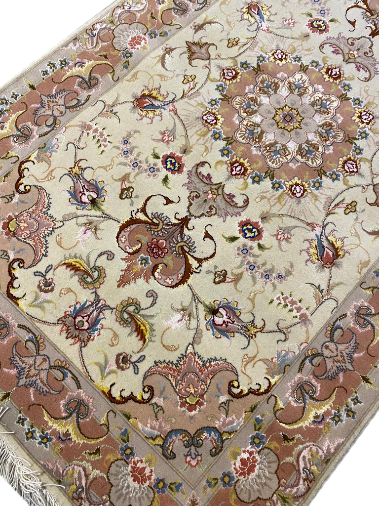 13' Authentic Persian Tabriz Runner Super Fine Quality 400 KPSI #F-6791