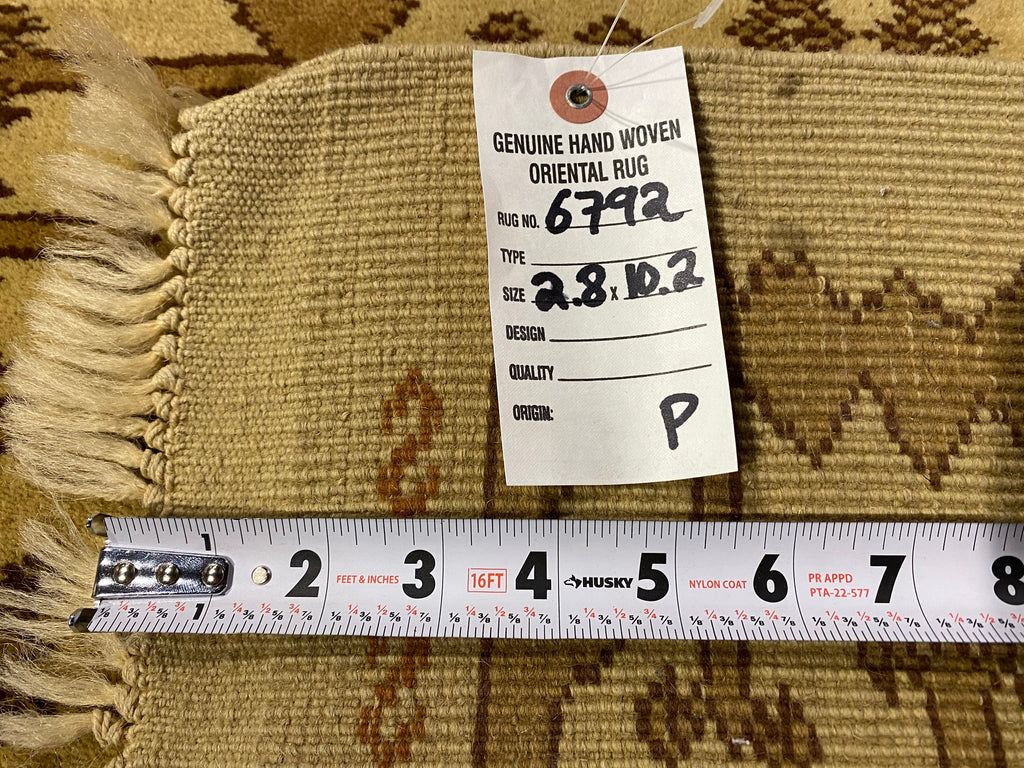 10' OUSHAK Runner Handmade Turkey Wool #F-6792