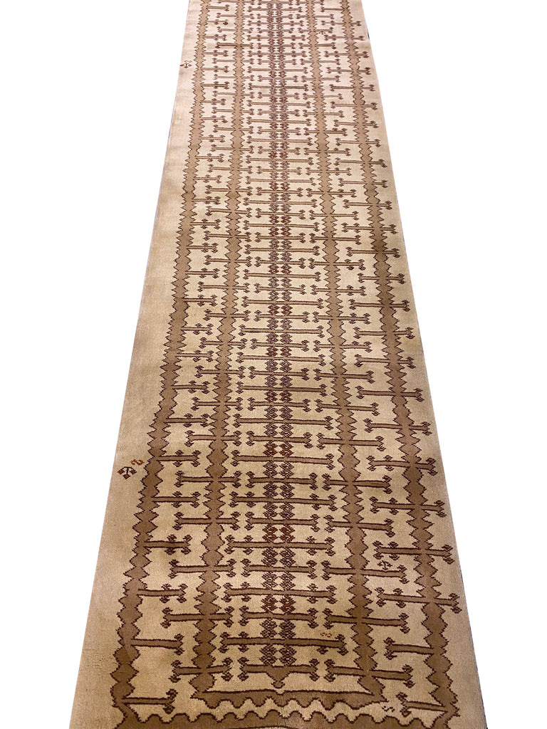 10' OUSHAK Runner Handmade Turkey Wool #F-6792