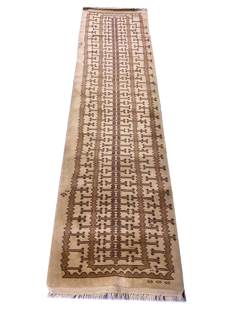 10' OUSHAK Runner Handmade Turkey Wool #F-6792
