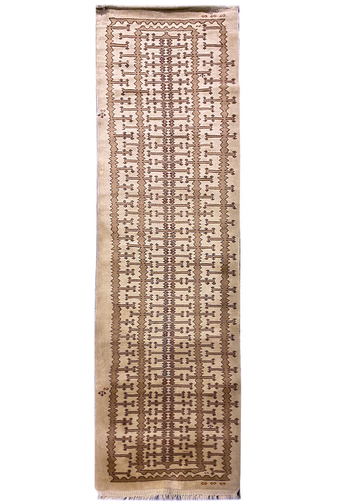10' OUSHAK Runner Handmade Turkey Wool #F-6792