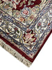 Load image into Gallery viewer, 12&#39; Feet Runner Handmade Bamboo Silk French BURGUNDY #F-6793