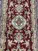 Load image into Gallery viewer, 12&#39; Feet Runner Handmade Bamboo Silk French BURGUNDY #F-6793