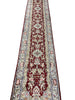 Load image into Gallery viewer, 12&#39; Feet Runner Handmade Bamboo Silk French BURGUNDY #F-6793