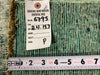 Load image into Gallery viewer, 15&#39; Long Vintage Runner Low Pile GREEN Contemporary #F-6795