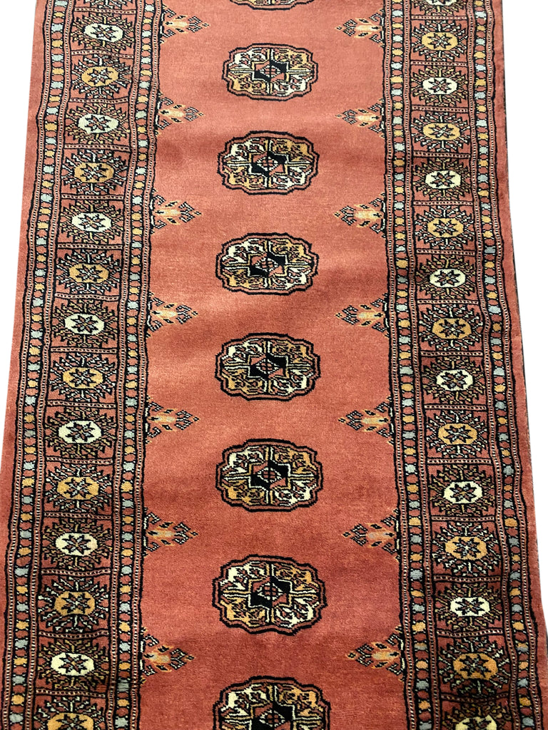 15' Feet Long Bokhara Runner Handmade Pakistan #PIX-29877