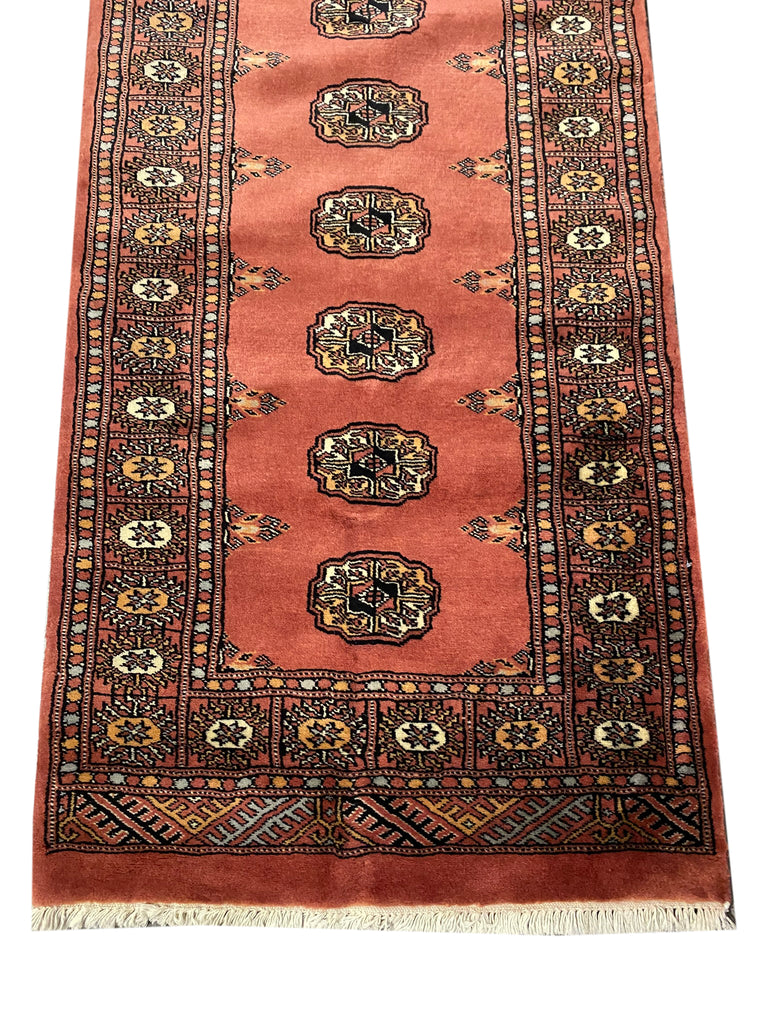 15' Feet Long Bokhara Runner Handmade Pakistan #PIX-29877