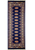 Load image into Gallery viewer, 8&#39; Foot Runner Handmade Bokhara Navy Blue #F-6800