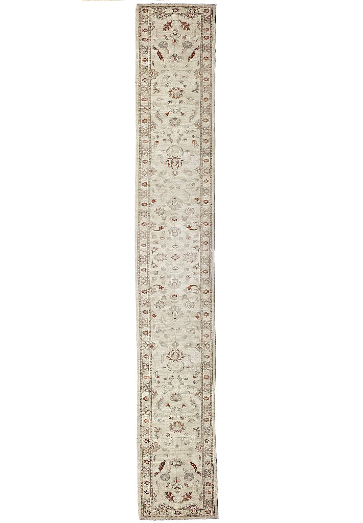 25' Long Handmade Chobi Peshawar Runner #F-6801