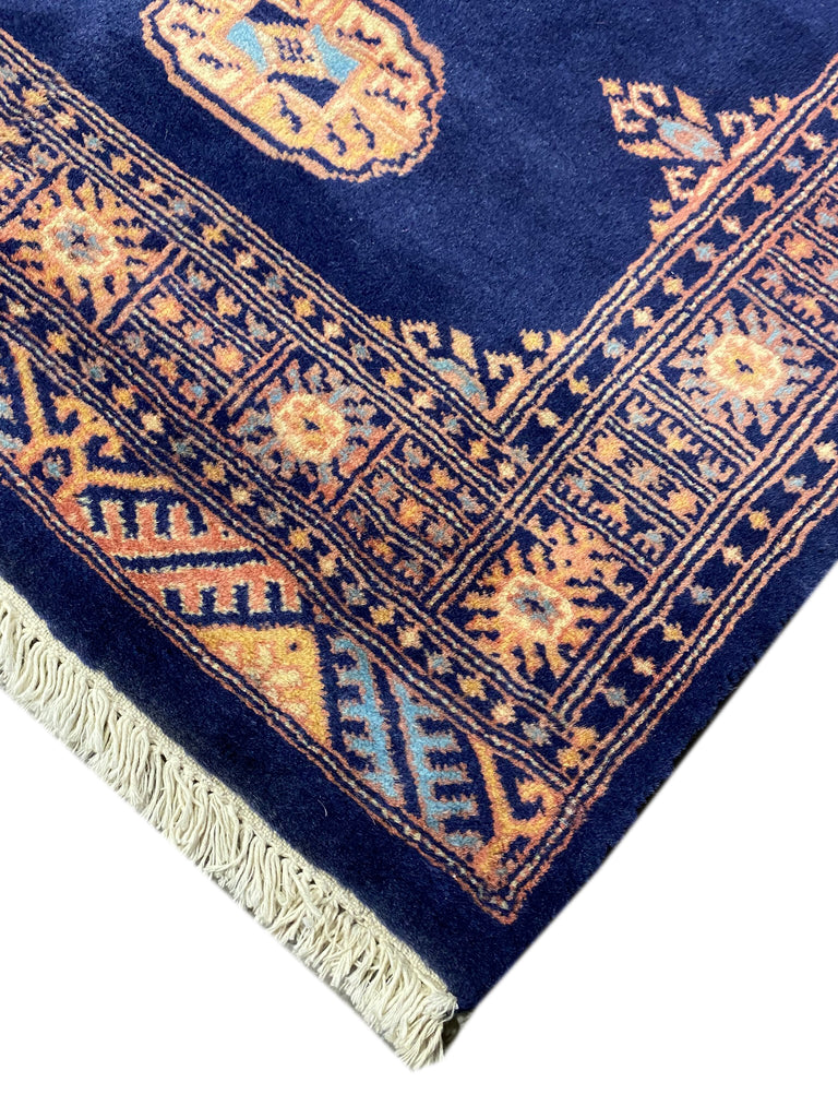 10' New Handmade Bokhara Runner DARK BLUE #PIX-29907