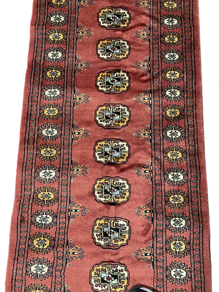 14' Feet New Handmade Bokhara Runner #PIX-29878