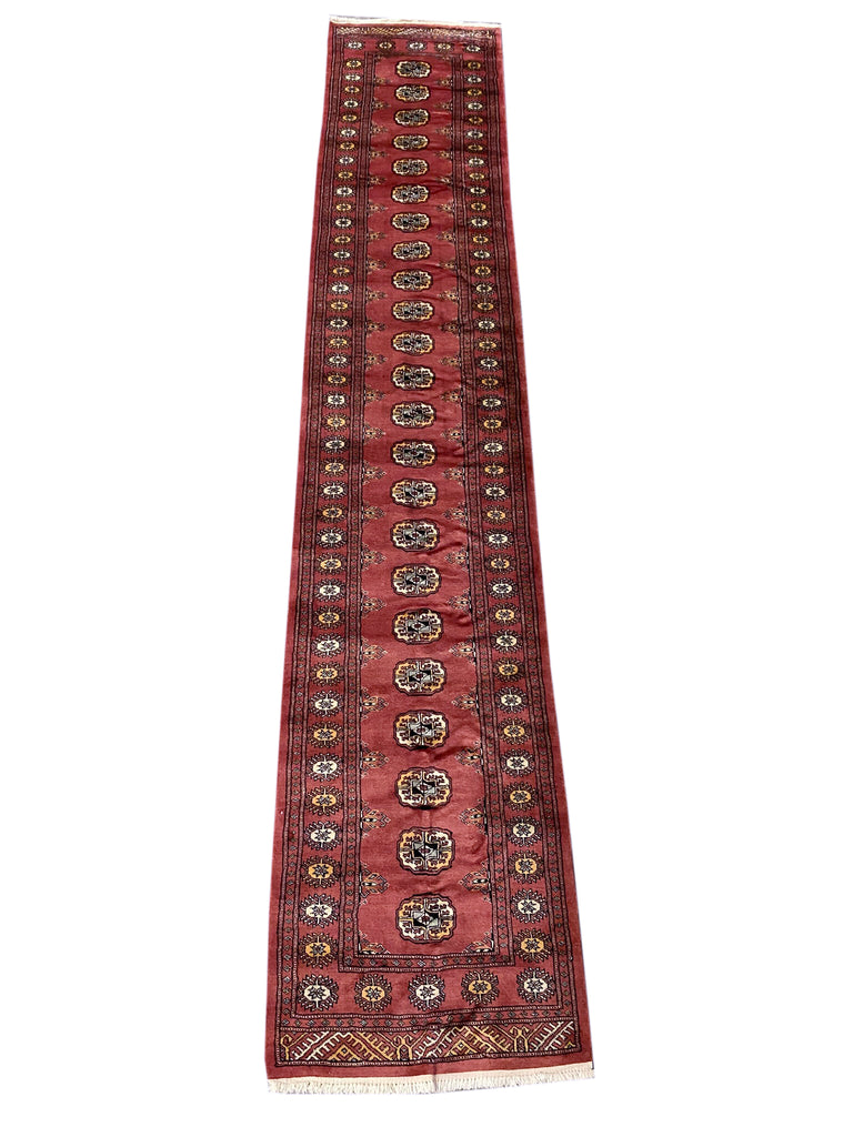 14' Feet New Handmade Bokhara Runner #PIX-29878
