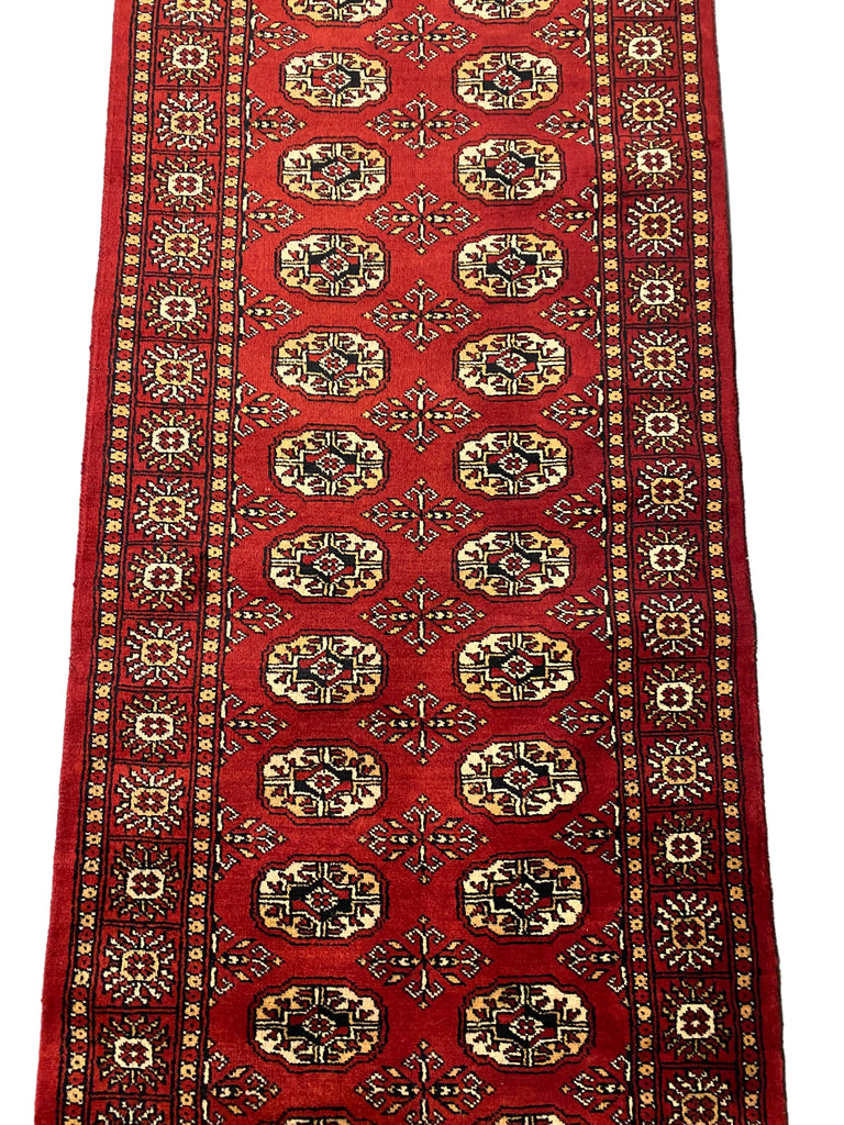 16' feet Long Runner Handmade Bokhara Rug #PIX-29836