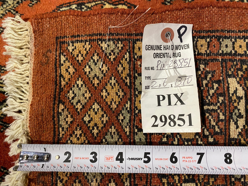 2.6 x 13.10 Bokhara Longer 14 Foot Runner Rug #PIX-29851