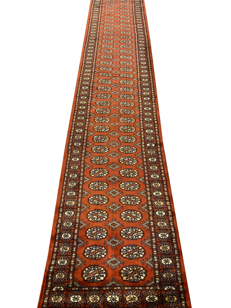 2.6 x 13.10 Bokhara Longer 14 Foot Runner Rug #PIX-29851