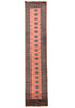 Load image into Gallery viewer, 14&#39; Feet Long Runner Classic Handmade Bokhara Rose Salmon #PIX-29874