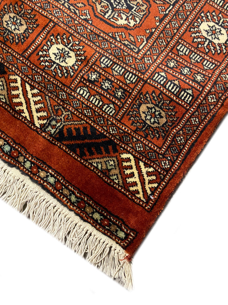 18' Feet Runner Classic Bokhara Handmade Pakistan #PIX-29859