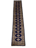 Load image into Gallery viewer, 14&#39; feet Long Jaldar Bokhara Runner BLUE #PIX-29964