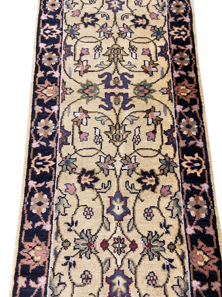 16' Feet Long Handmade India Wool Runner #F-6802