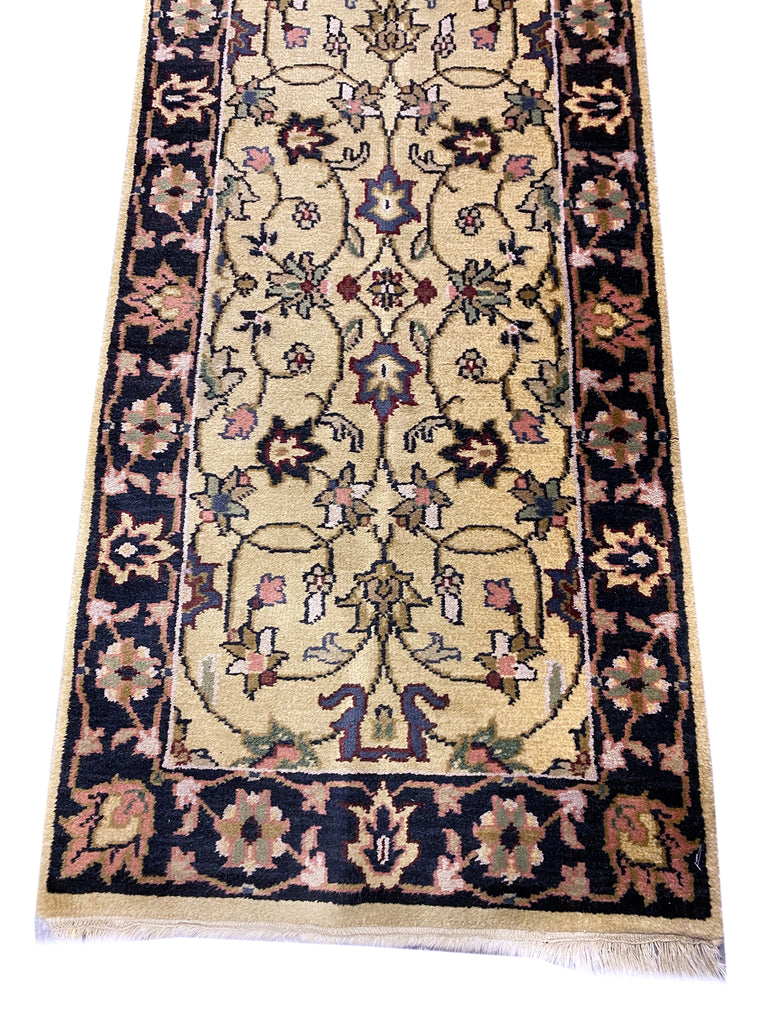16' Feet Long Handmade India Wool Runner #F-6802