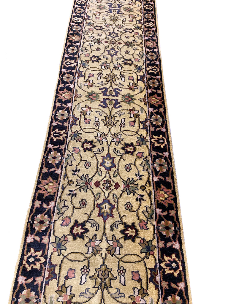 16' Feet Long Handmade India Wool Runner #F-6802