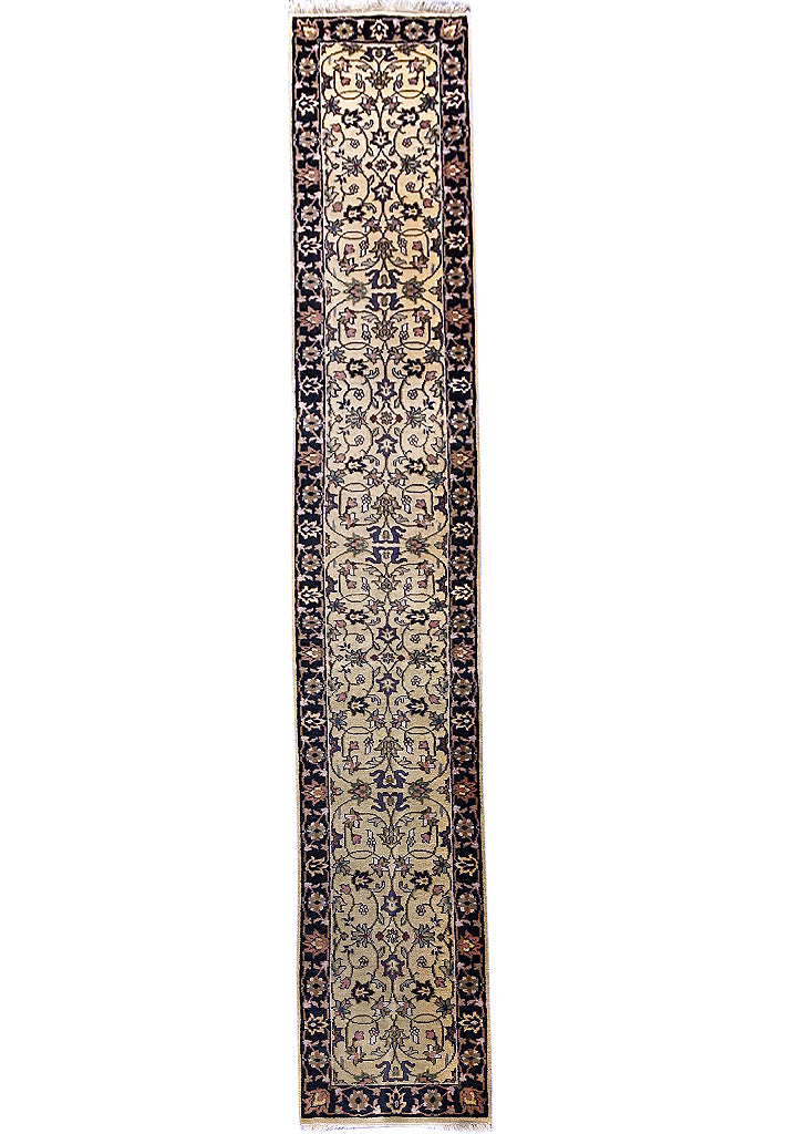16' Feet Long Handmade India Wool Runner #F-6802