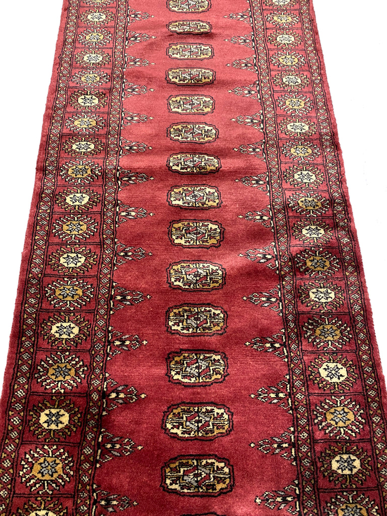12' Feet handmade Runner Bokhara Soft Wool #F-6803