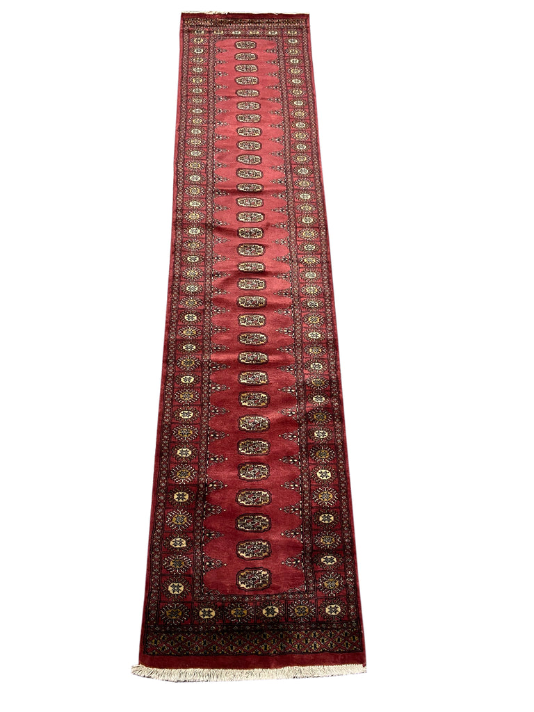 12' Feet handmade Runner Bokhara Soft Wool #F-6803